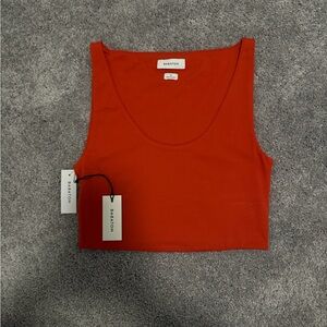 Babaton Fiery Red / Orange Crop Top